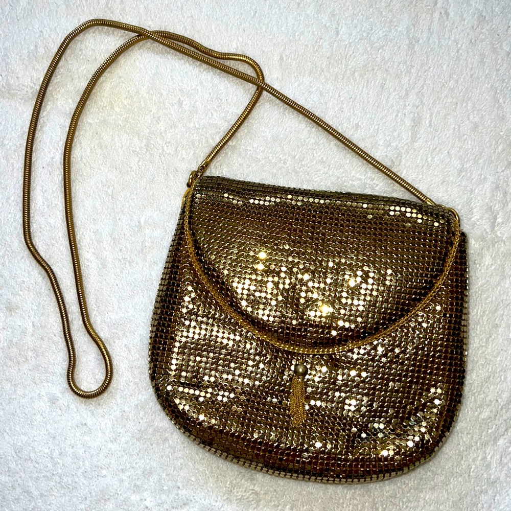 Vintage Gold Minibag Magnetic Closure